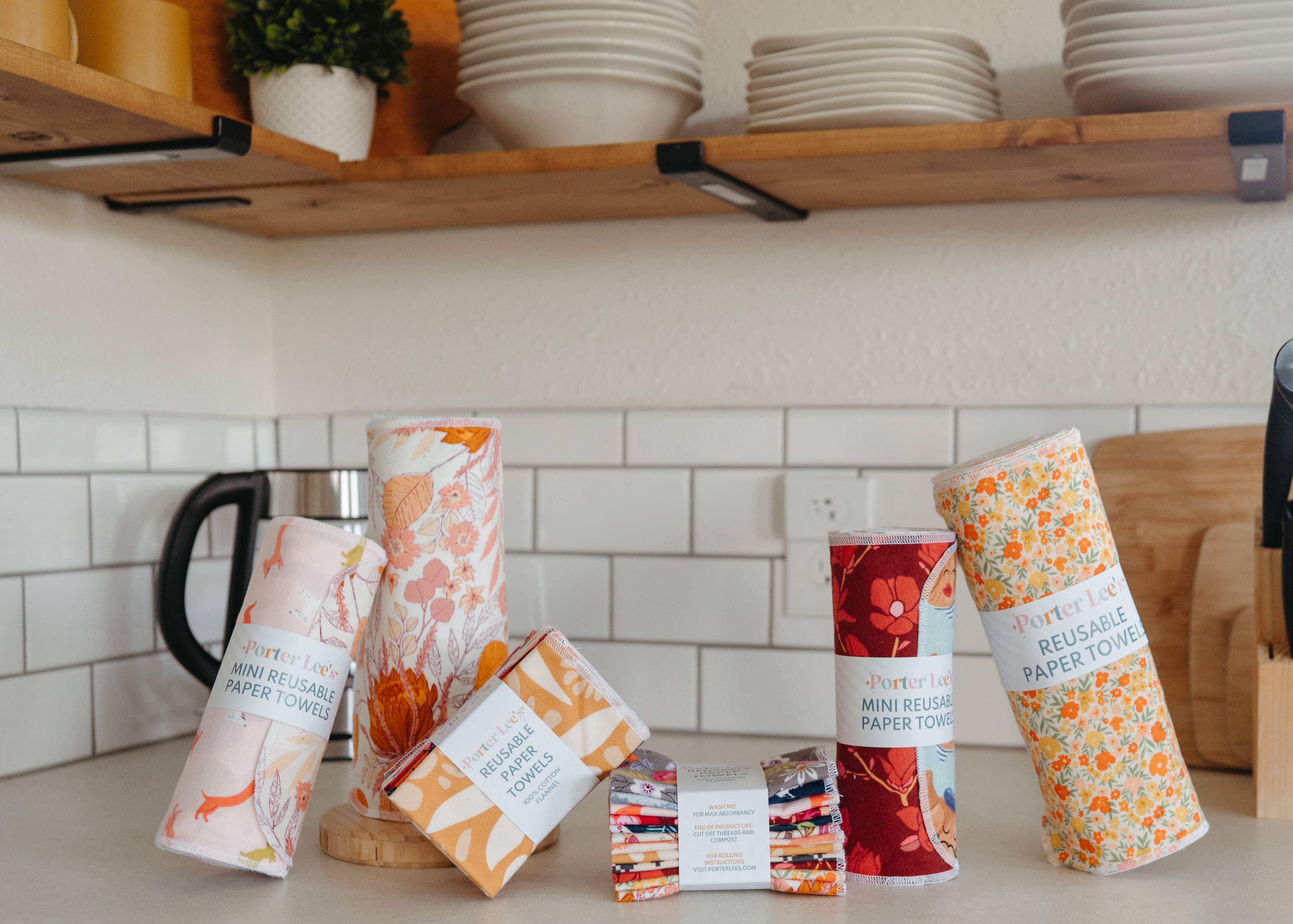 Porter Lee's - Wholesale Dinner & Cloth Napkin - Reusable Paper Towels--Surprise Prints3