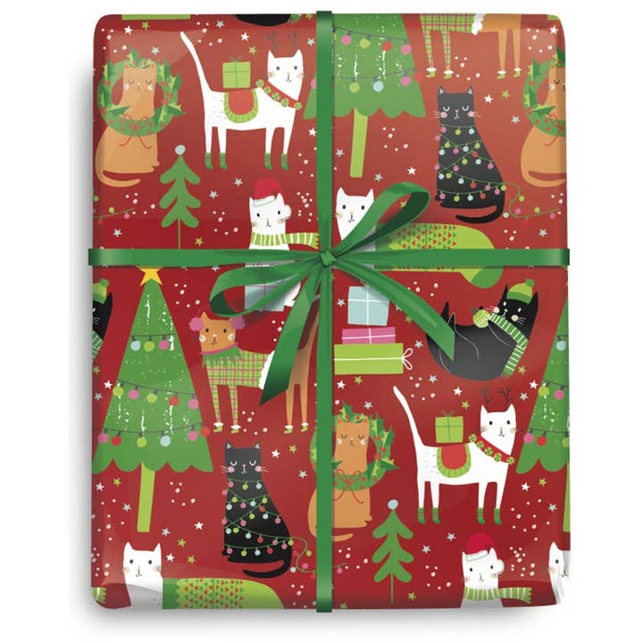 Frolicking Feline - Half Ream for wholesale by The Gift Wrap Company