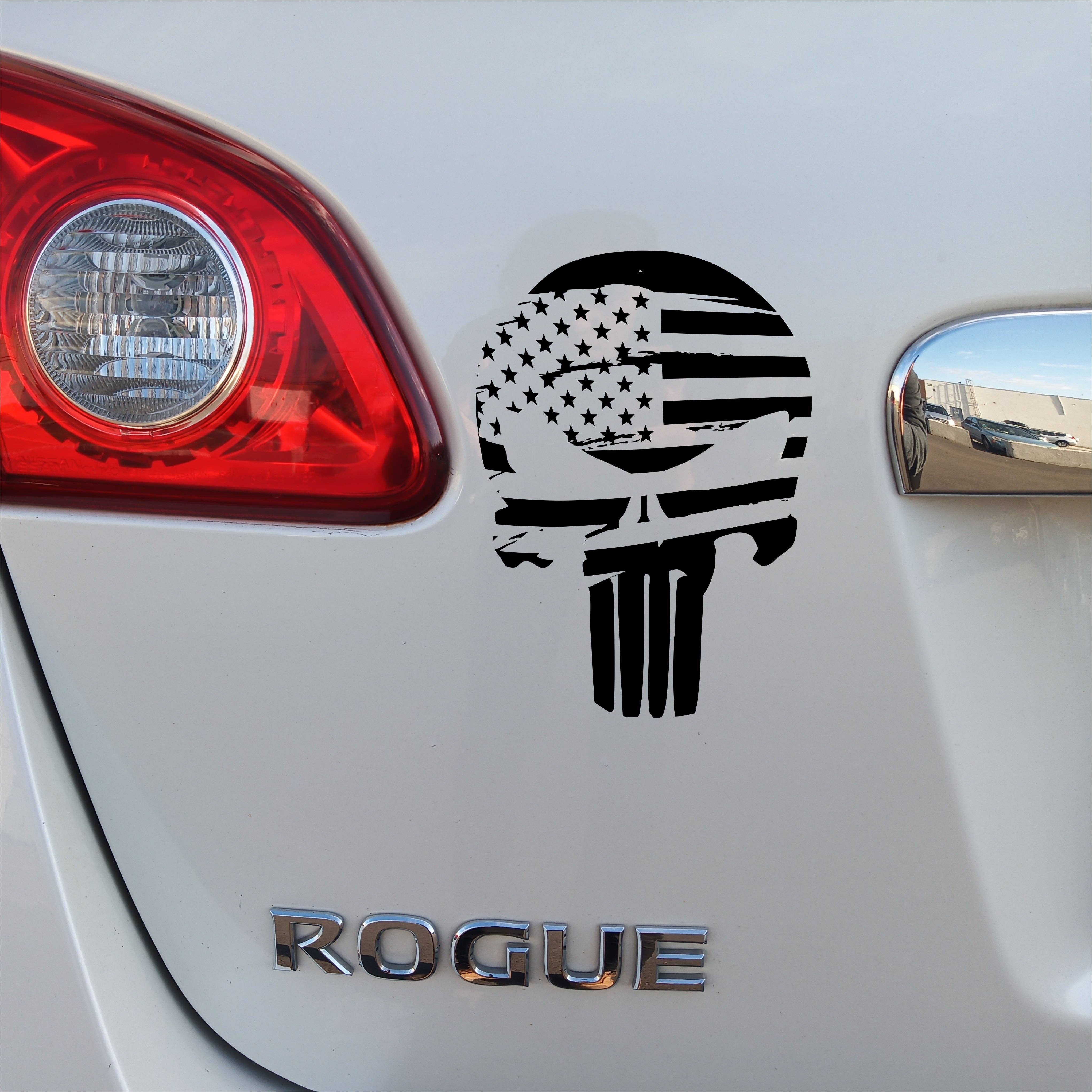 MonkeyFeetGraphics – Großhandel Aufkleber – The Punisher Vinyl-Aufkleber für Auto, Van, LKW, Fensteraufkleber3