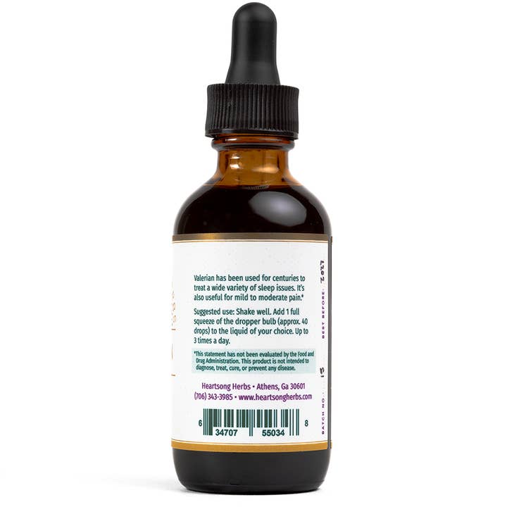 Heartsong Herbs - Wholesale Tincture - Valerian Tincture1