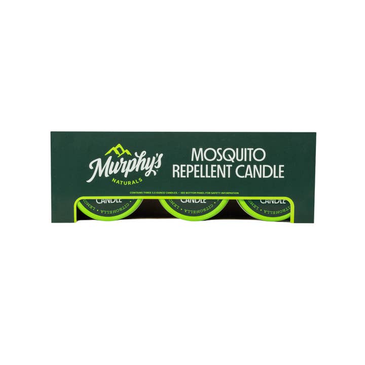 Murphy's Naturals - Wholesale Travel Candles - Mosquito Repellent Mini Trio Candles (3.5oz) - Case of 6