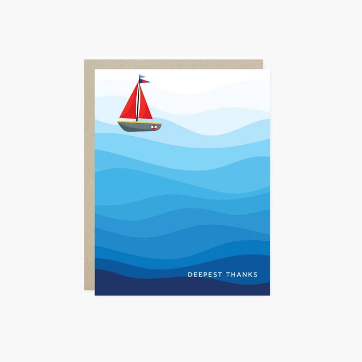 Deepest Thanks Thank You Card for wholesale by Barone and Co.