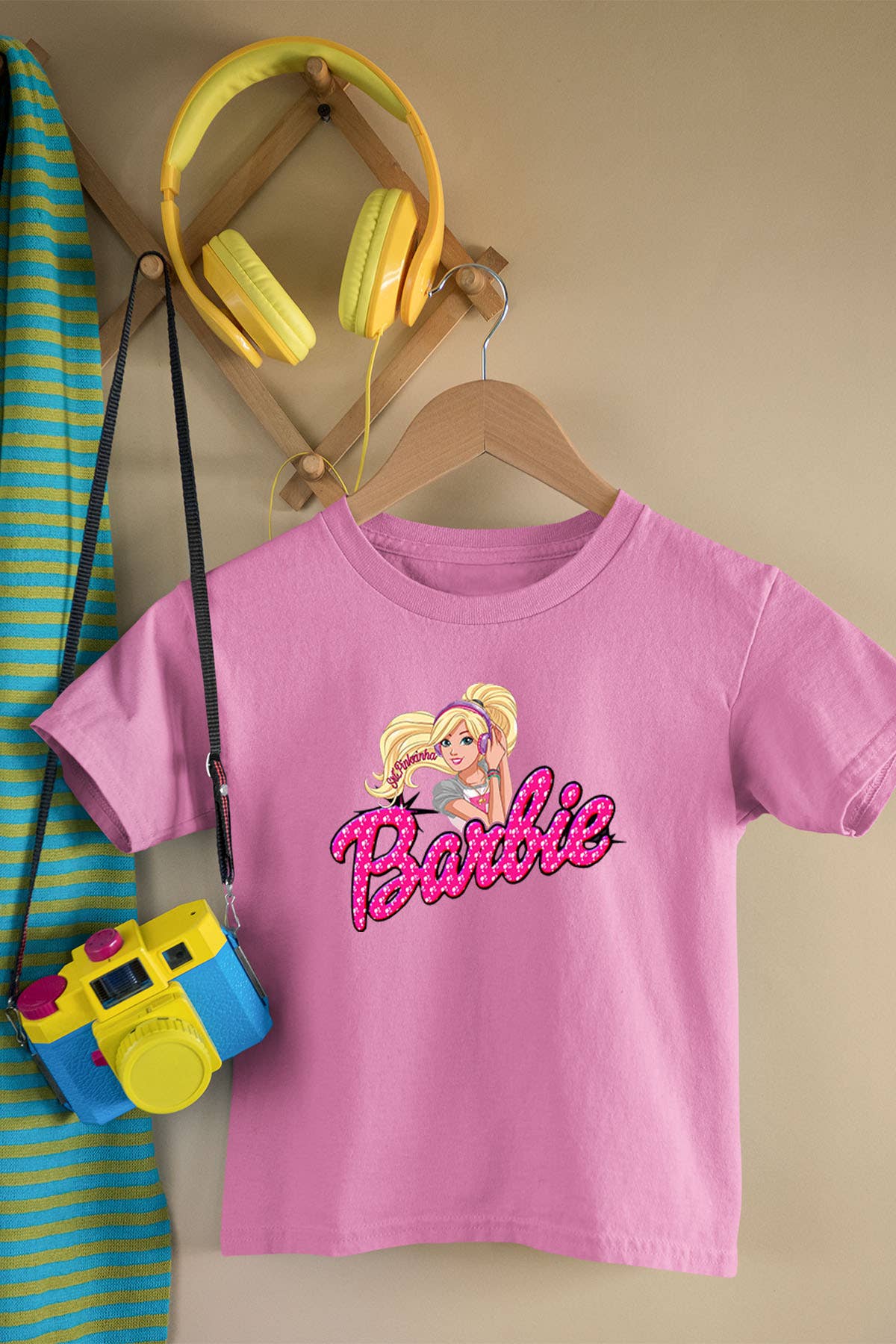 IALD - Wholesale Screen Printed T-Shirt - Kids - Girl's Round Neck T-Shirt | Barb Music2