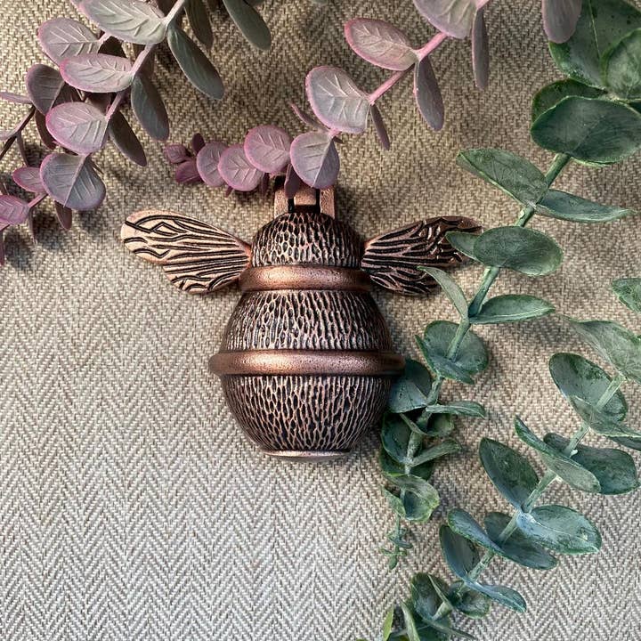 Brass bee - Wholesale Deurkruk/knop - Messing Bumble Bee deurklopper - antieke koperen afwerking5