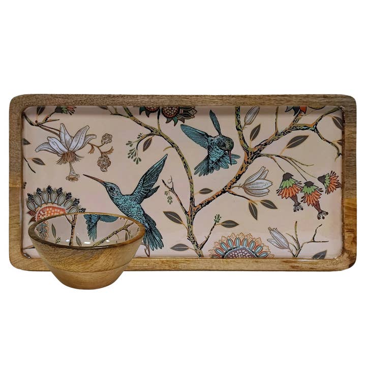 Hartsmede - Venta al por mayor Fuente - Bandeja Rectangular Hecha a Mano con Cuenco para Salsas, Diseños Modernos Regalos2