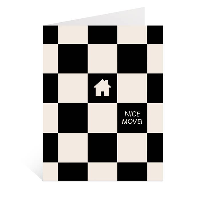 Nice Move Card | New Home Greeting Cards, Housewarming Gift for wholesale by Just Follow Your Art