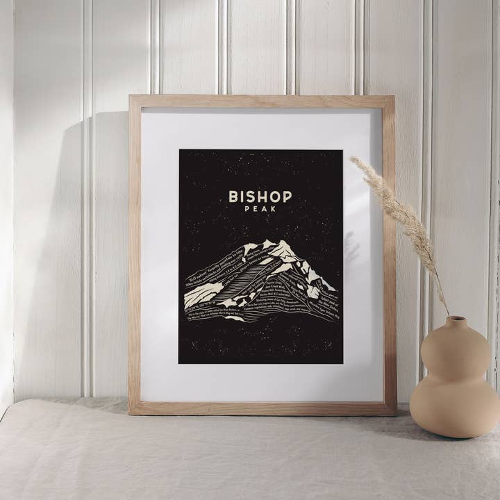 Amandalee Design - Wholesale Art Print - Bishop Peak Art Print