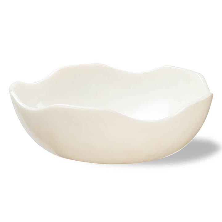 Lainy Home – Großhandel Dekorative Platte/Teller/Schüssel – Gewellte Harzschale 13" x 4"11