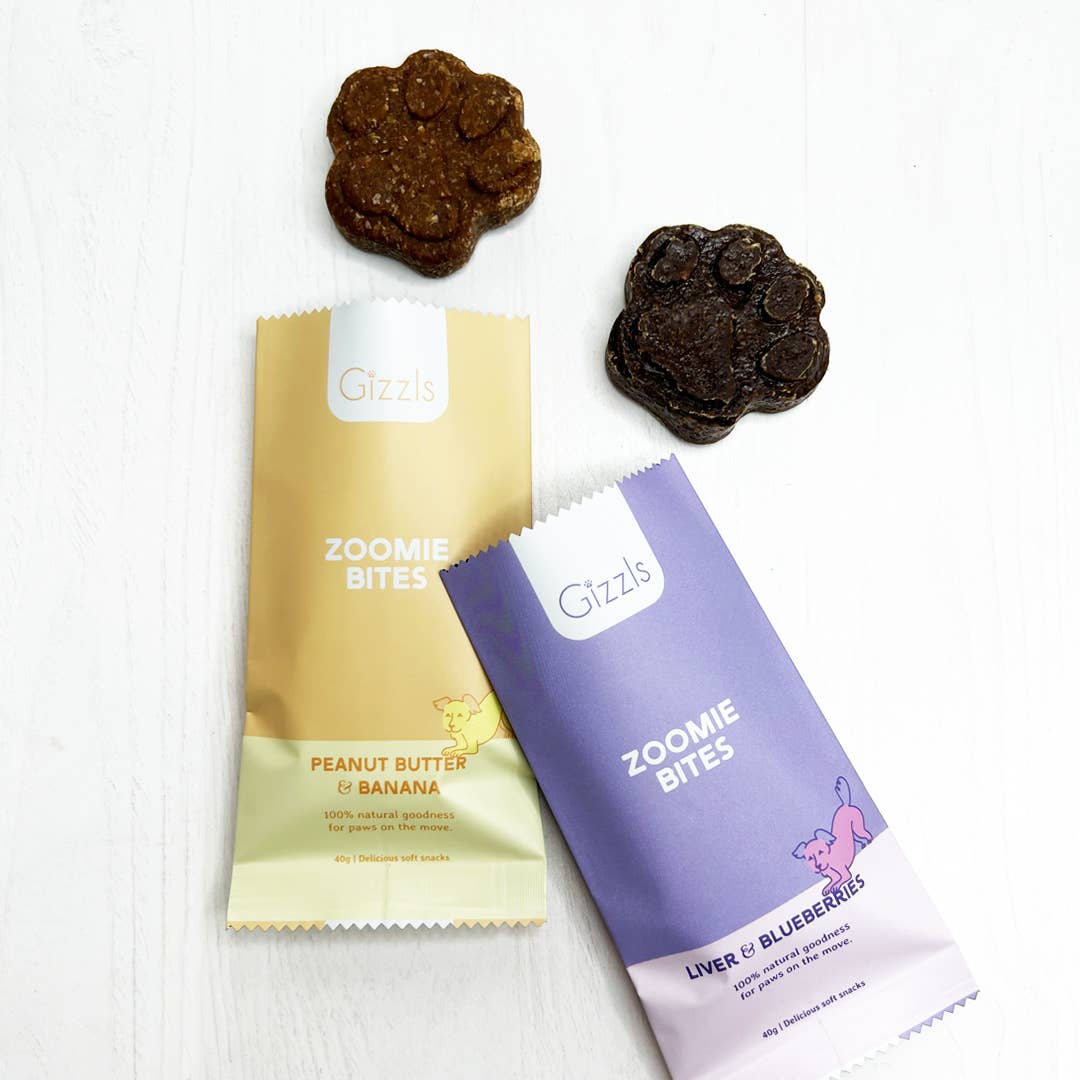 Gizzls – wholesale Pet treats – Dog – Zoomie Bites – The Purple One3