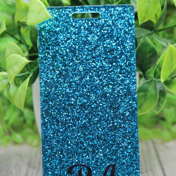 PA {Physician Assistant} Blue Glitter Badge Buddy for wholesale by Hylidae Boutique