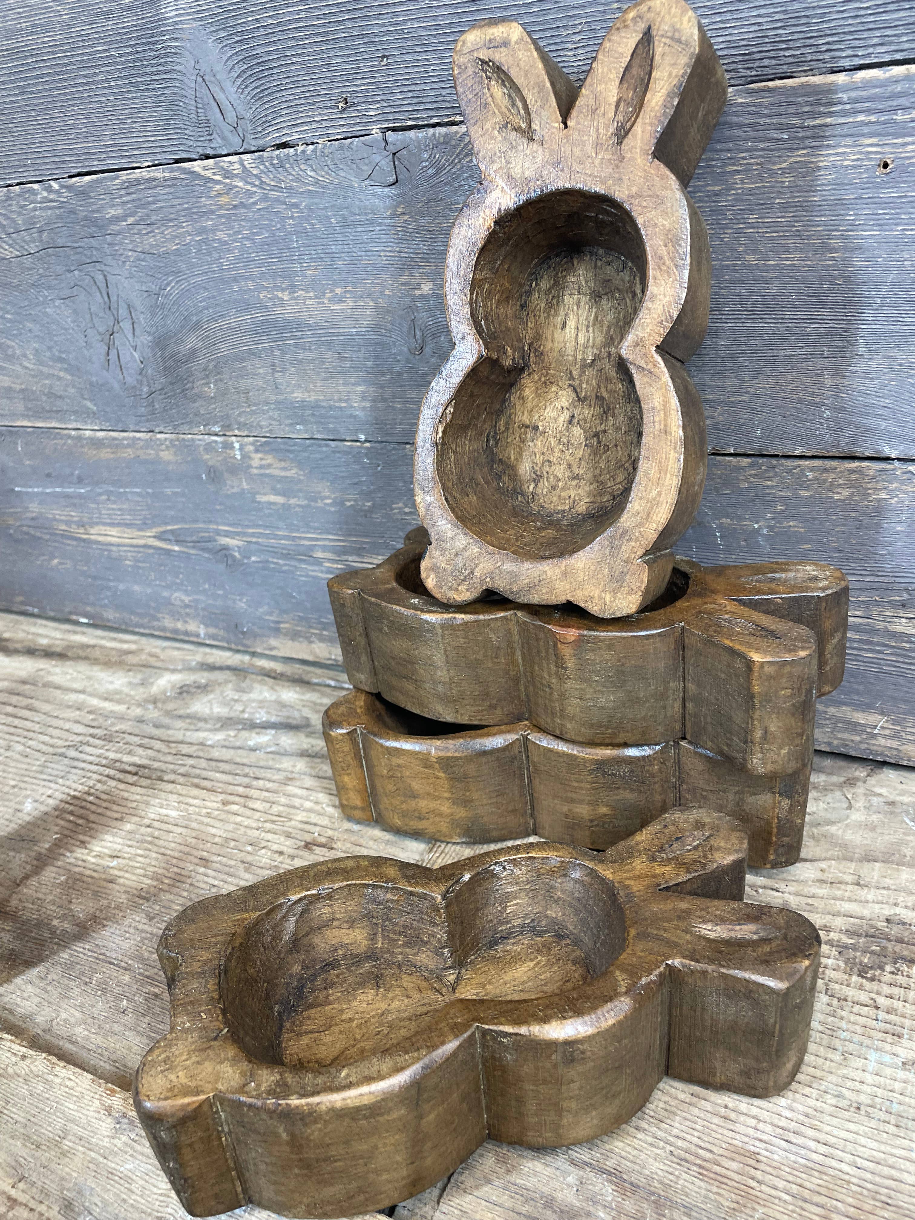 My Amigos Imports - Wholesale Candle Holder -  Super Mini Bunny Dough Bowl-5-7-Candle Ready-Mini Bunny-NEW1