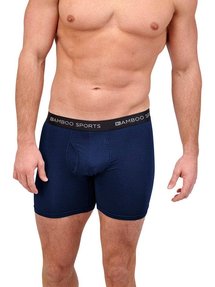 Bamboo Sports - Wholesale Underwear – Men's - Men's 4" Inseam Bamboo Rayon Boxer Briefs - 4 Pack13