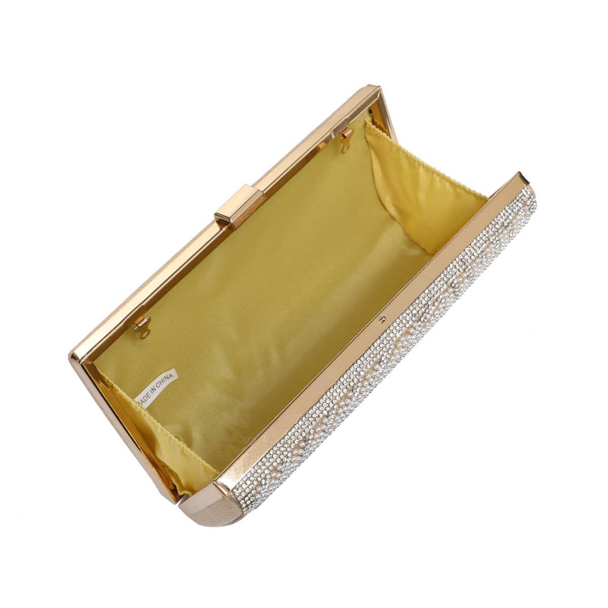 Papaya Fashion Ltd - Wholesale Clutch Bag - Women's - 1116-Single side diamante bag with pearls on the front5