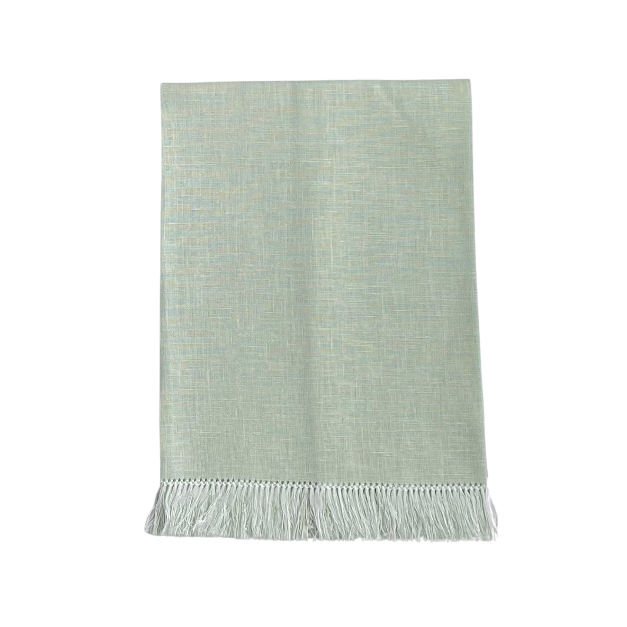 Garden Folly Fine Linens - Wholesale Hand Towel - Watercolor Fringe Linen Guest Towel1