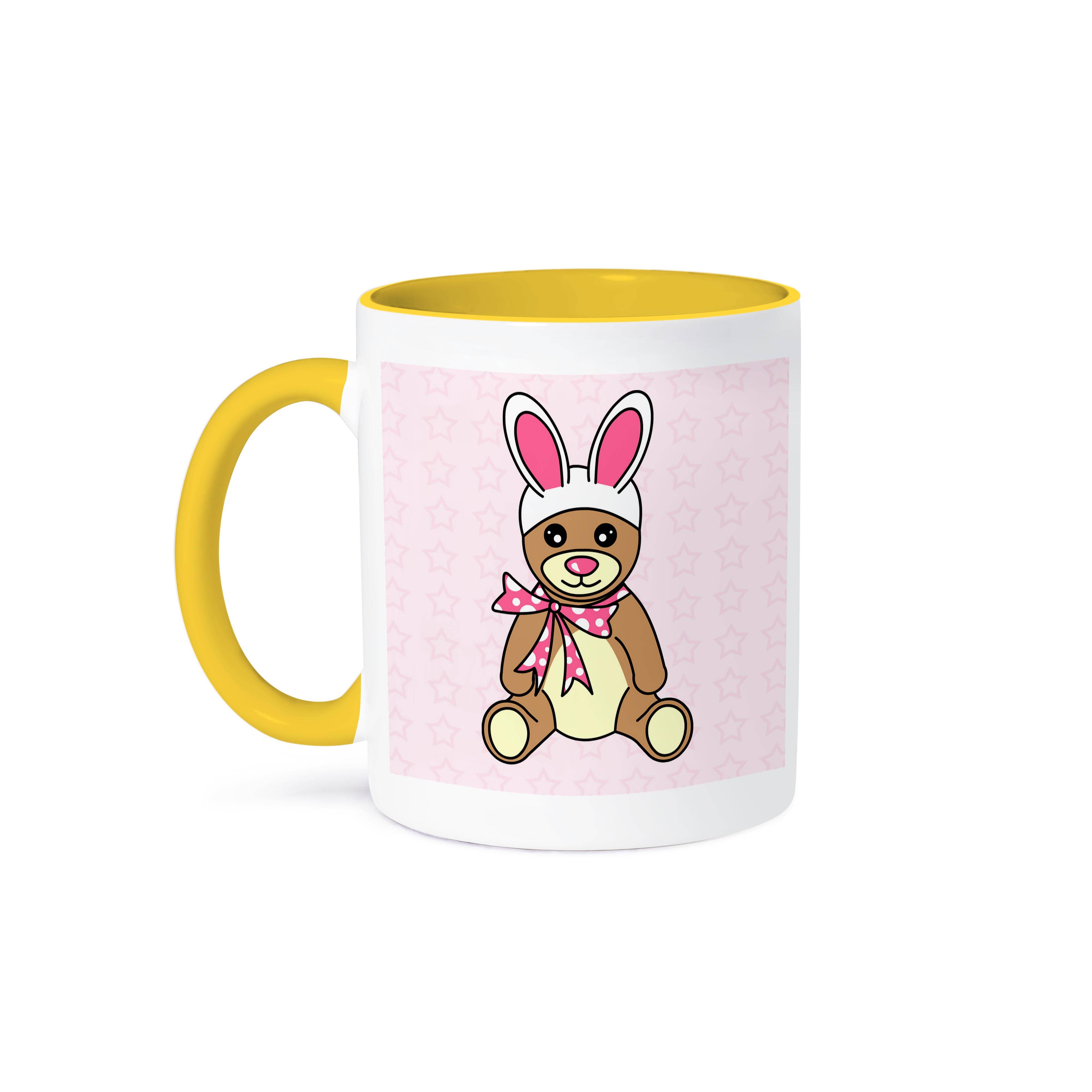 3dRose - Wholesale Coffee mug - 3dRose, Easter Cute Easter Teddy Bear with Bunny Ears, Mug0