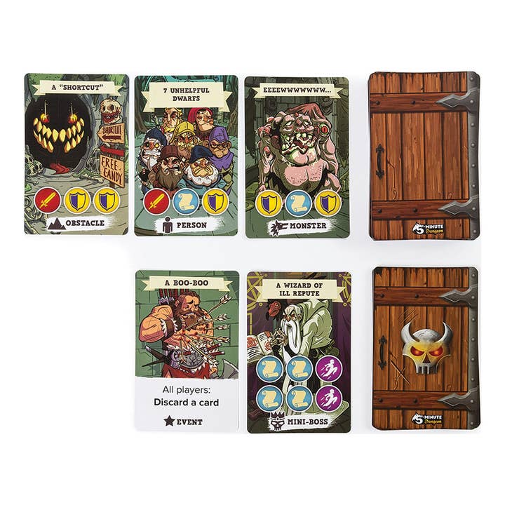Outset Games and Cobble Hill Puzzles - Wholesale Board Game - 5 Minute Dungeon Game – Fast, Fun, and Full of Chaos! 🤝 ⏰➡️