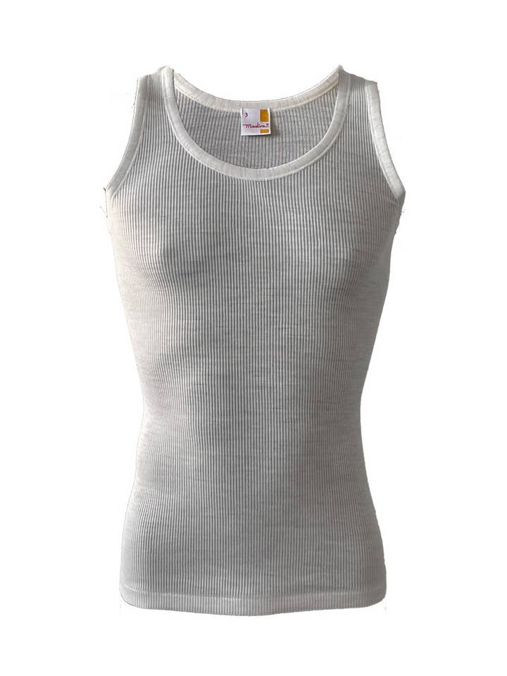 Rimini Tanktop für Herren mit breiten Schulterpartien – 50 % Schurwolle, 50 % Polypropylen für den Großhandel von Madiva