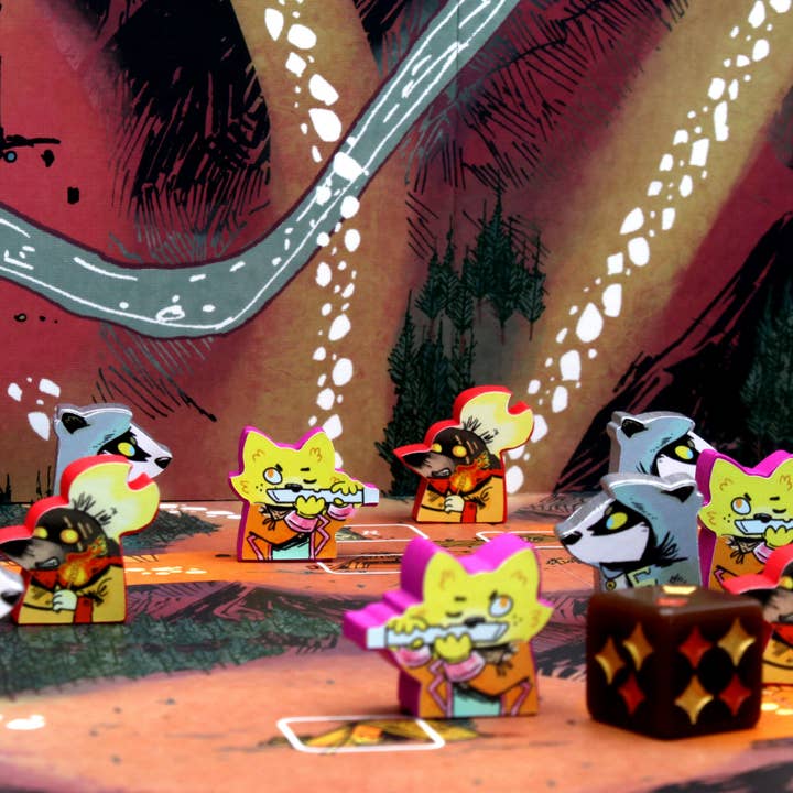 Meeple Stickers - Wholesale Board Game - Root Marauder Hirelings Sticker Set8