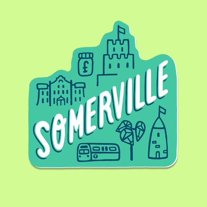 Ohello Boston - Wholesale Sticker - Somerville Vinyl Sticker1