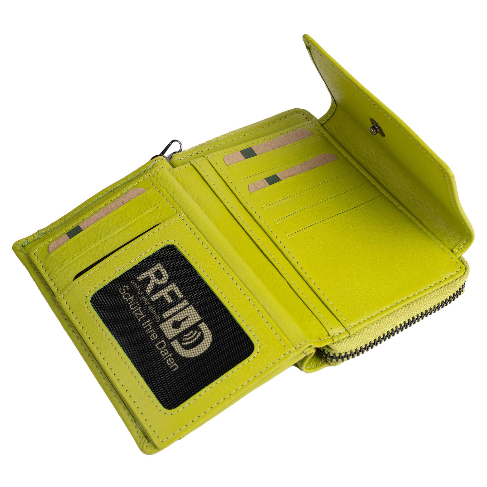 Greenwood - Wholesale Wallet - Women's - Kazu Wallet Women Medium Leather Purse Ladies RFID21