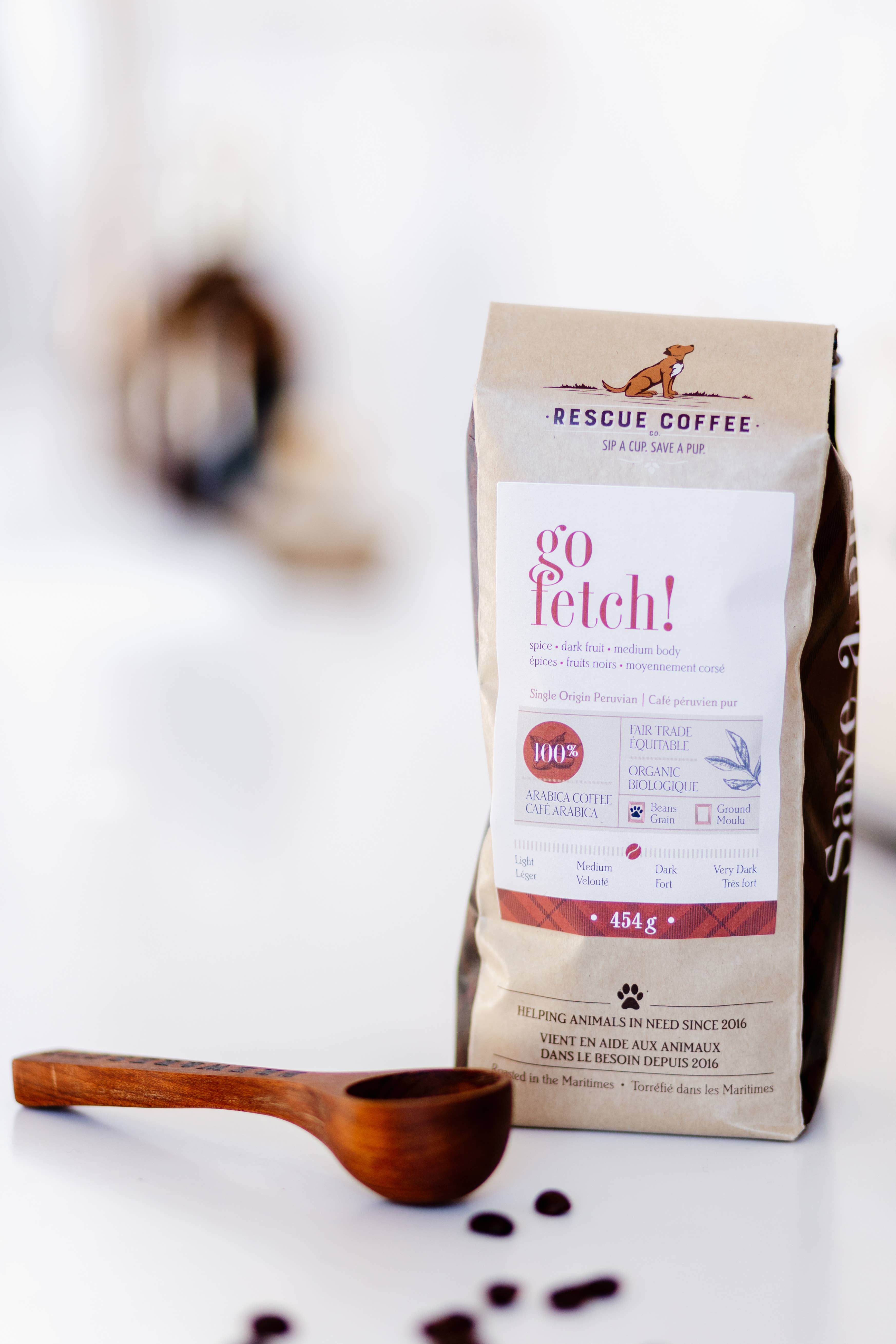 Rescue Coffee Co. - Wholesale Coffee Beans - Go Fetch! | Medium-Dark Roast | 1lb Bag | Organic Coffee4