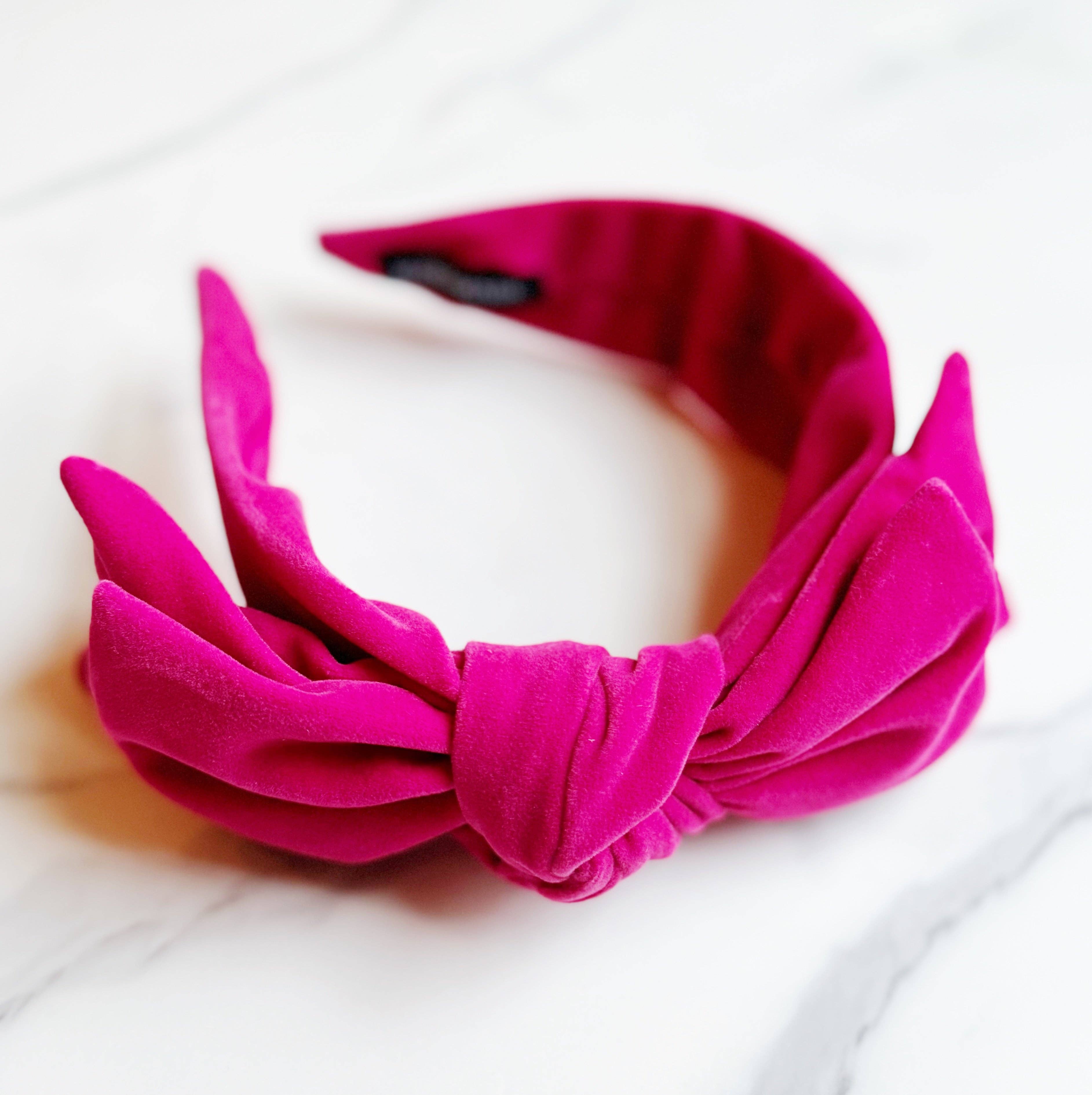 Ellison+Young - Wholesale Fashion Headband - Women's - Structured Velvet Bow Headband4