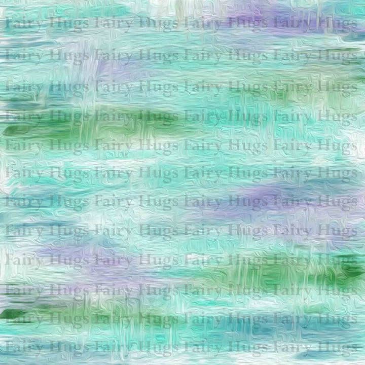 Abraços de fada - Paisagens de fadas - 6 “x 6" - Poças de algas marinhas por atacado de Fairy Hugs