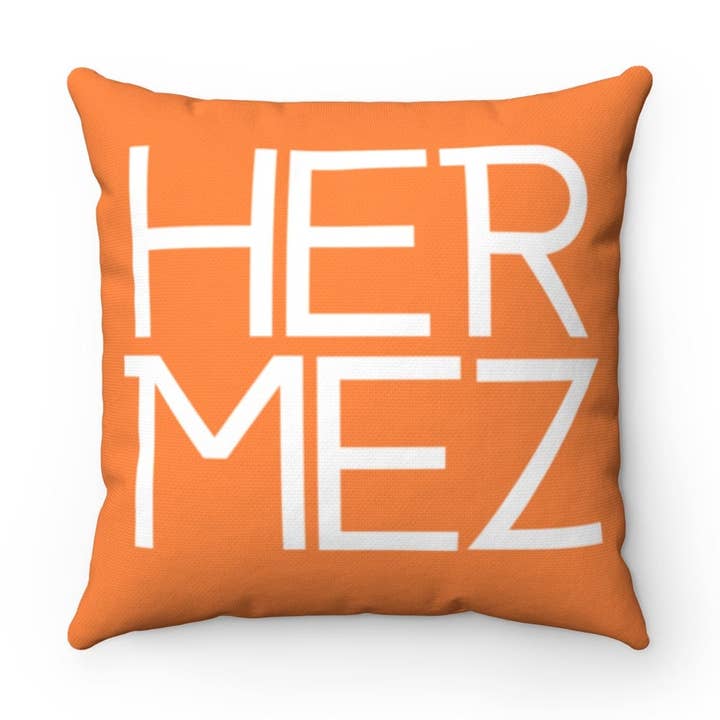 Her Mez Pillow, 18 X 18, Fashion Designer 18 X 18 Pillow, Inspired Throw Pillow, Decorative Pillow, Accent Pillow for wholesale by QuotesOn LLC