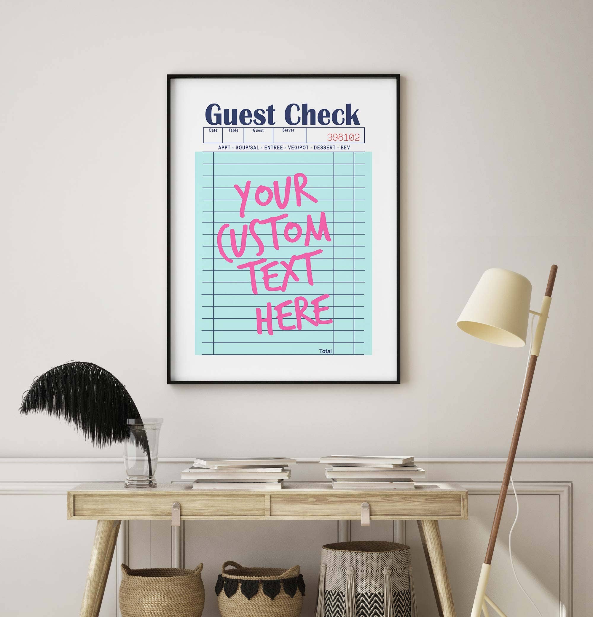 Dormfuly - Wholesale Poster - Custom Guest Check Poster7