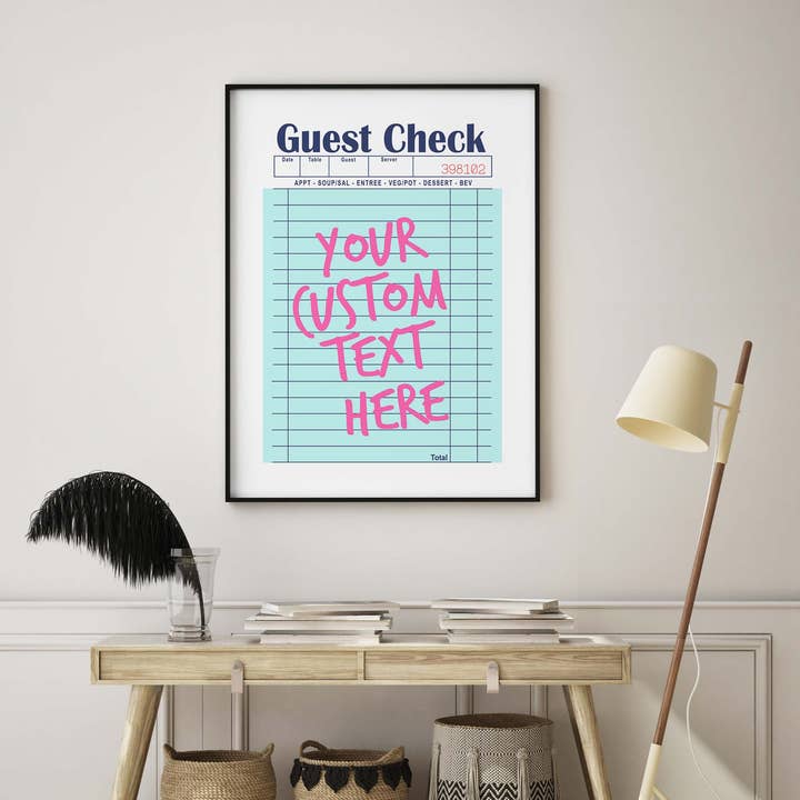 Dormfuly - Wholesale Poster - Custom Guest Check Poster7