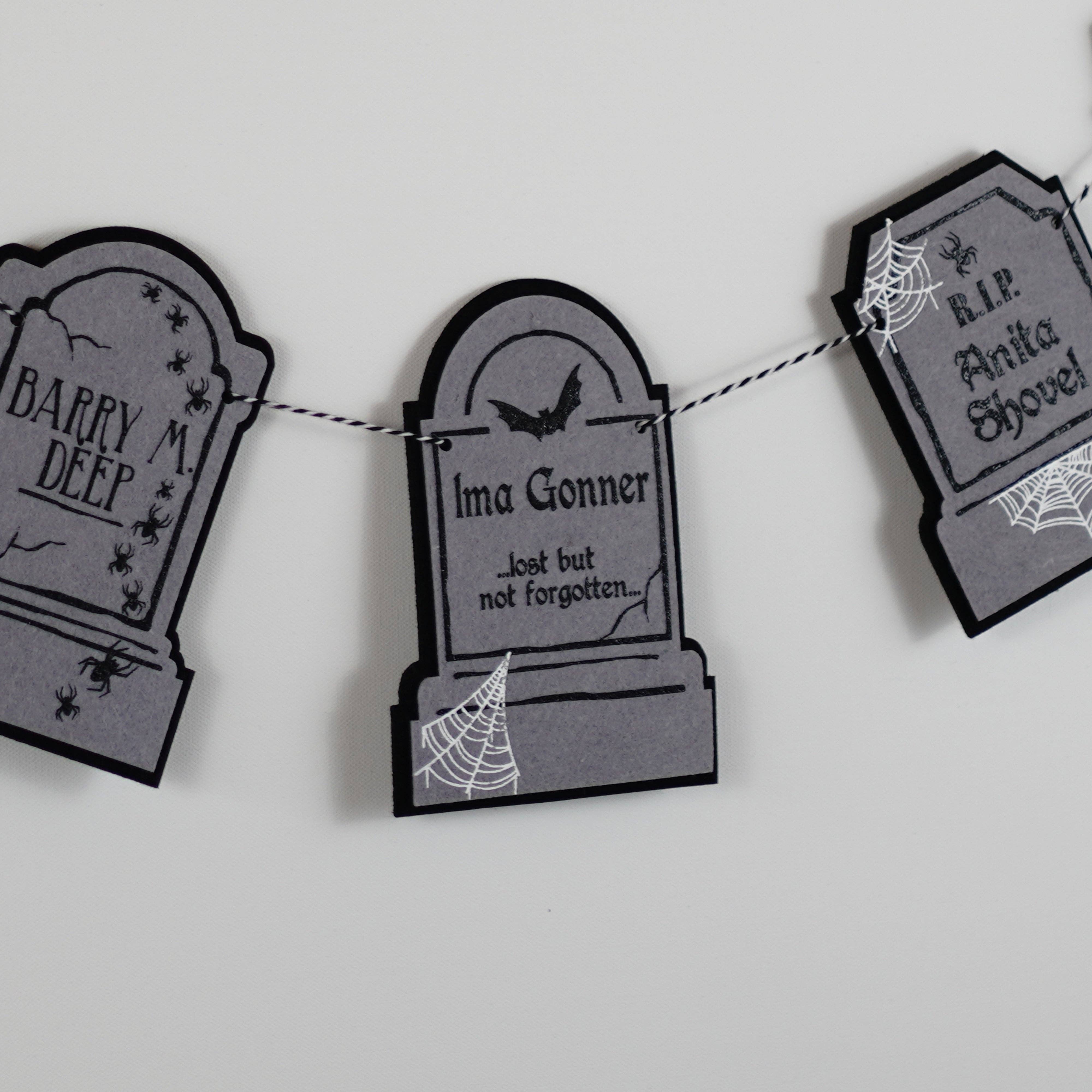 Decomod - Venta al por mayor Banderines/guirnaldas - Guirnalda de Fieltro para Lápida Humorística de Calidad Premium en Capas7