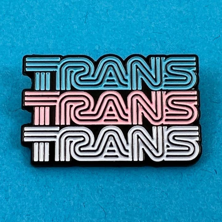 Trans Vintage Design emalje Pin for engroshandel hos Ridin' High Productions