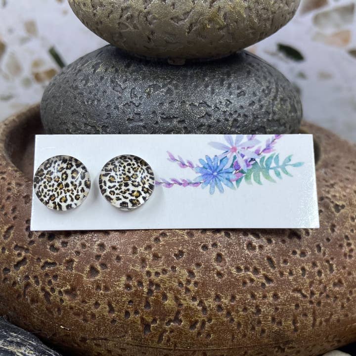 Kleur blok studs voor wholesale door Only Once Originals