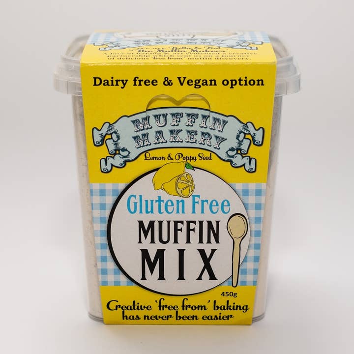 Gluten Free Lemon & Poppy Seed Muffin Mix for wholesale by the muffin makery