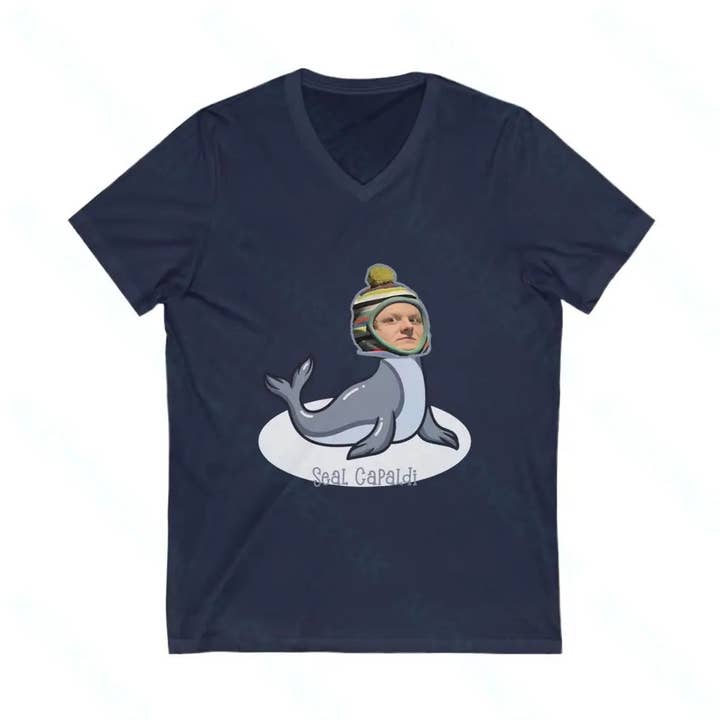 Lewis Capaldi Unisex Jersey Kortärmad V-ringad T-shirt för wholesale av Alcyone213k