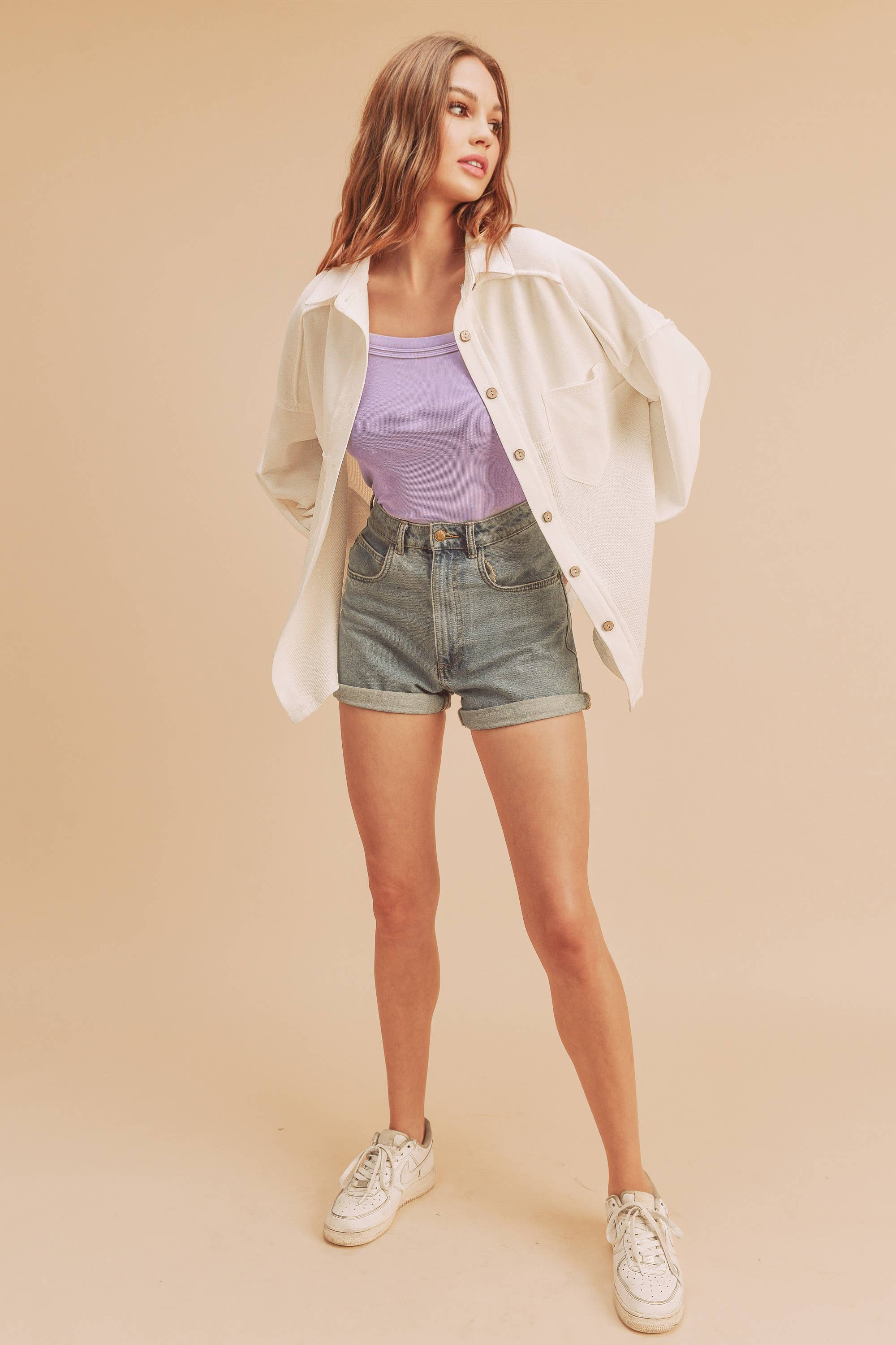 AEMI + CO - Wholesale Shirt Jacket/Shacket - Women's - 576BK Judie Jacket 537