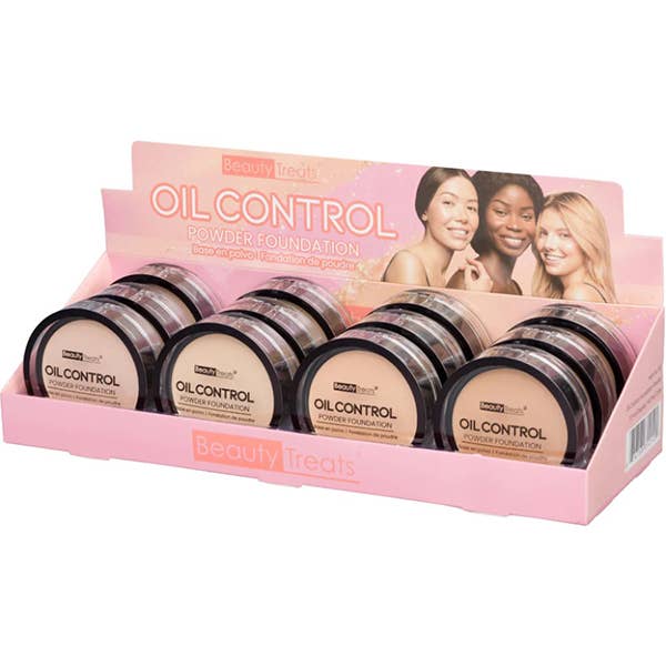 SCHOONHEIDSBEHANDELING OLIECONTROLE FOUNDATION COMPACT 12ST DOOSSET voor wholesale door Majestic Wholesale