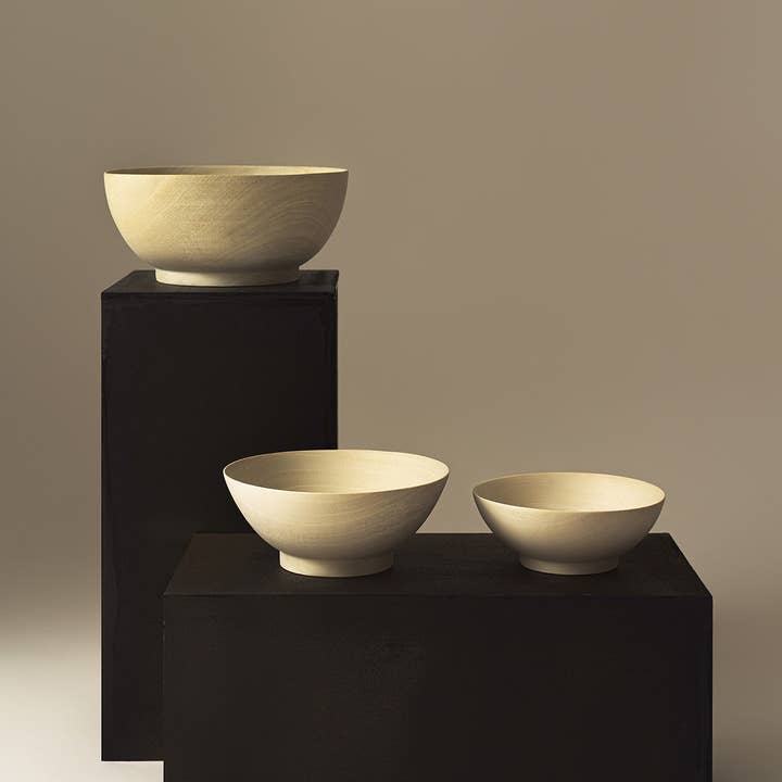 Pedestal Bowl Snack 6" for wholesale by Itza Wood