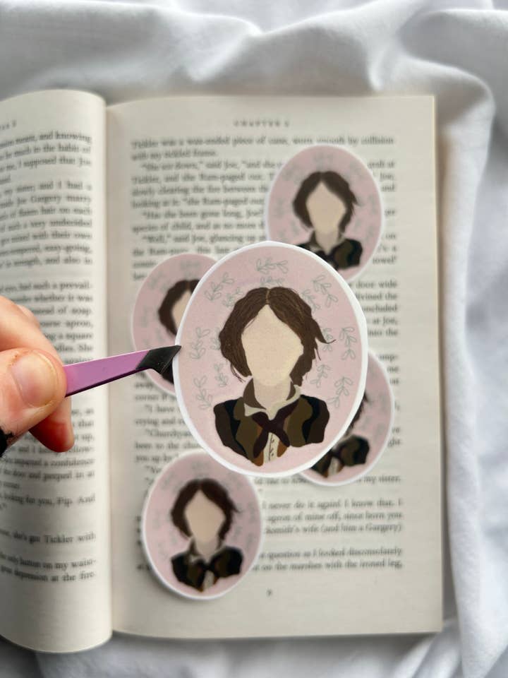 Jo March Sticker for wholesale by The Sunday Society