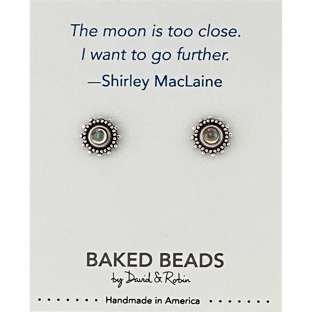 Baked Beads - Wholesale Stud/Post Earrings - Quotestone Post3