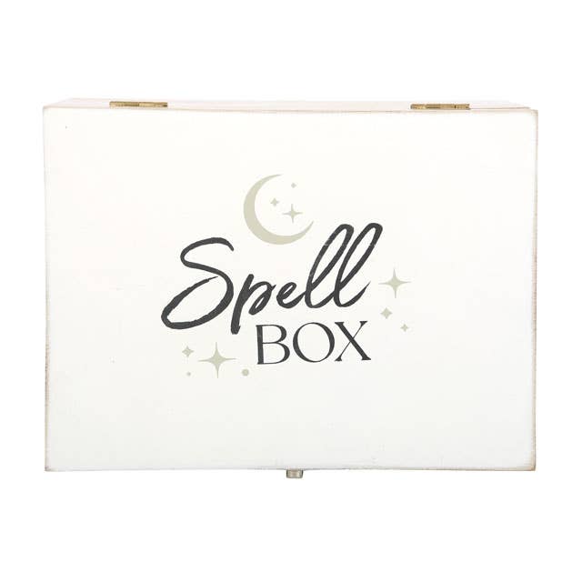 Something Different Wholesale - Wholesale Decorative Box - White Witch Spell Storage Box