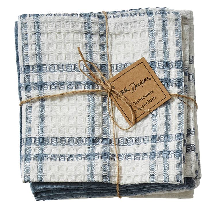 French Farmhouse 3 Dishtowel-1 Dishcloth Set for wholesale by Park Designs