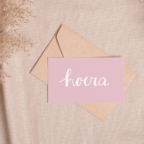 Mini card | Evviva rosa per la vendita all'ingrosso da parte di NynkeOntwerpt