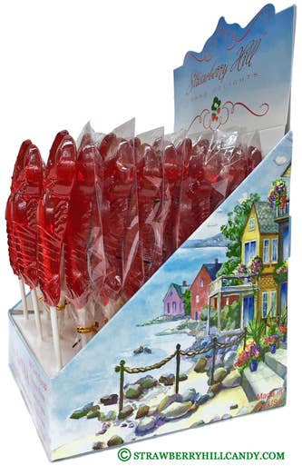 Strawberry Hill Grand Delights – wholesale Lollipop – Jumbo Lobster Lollipop2