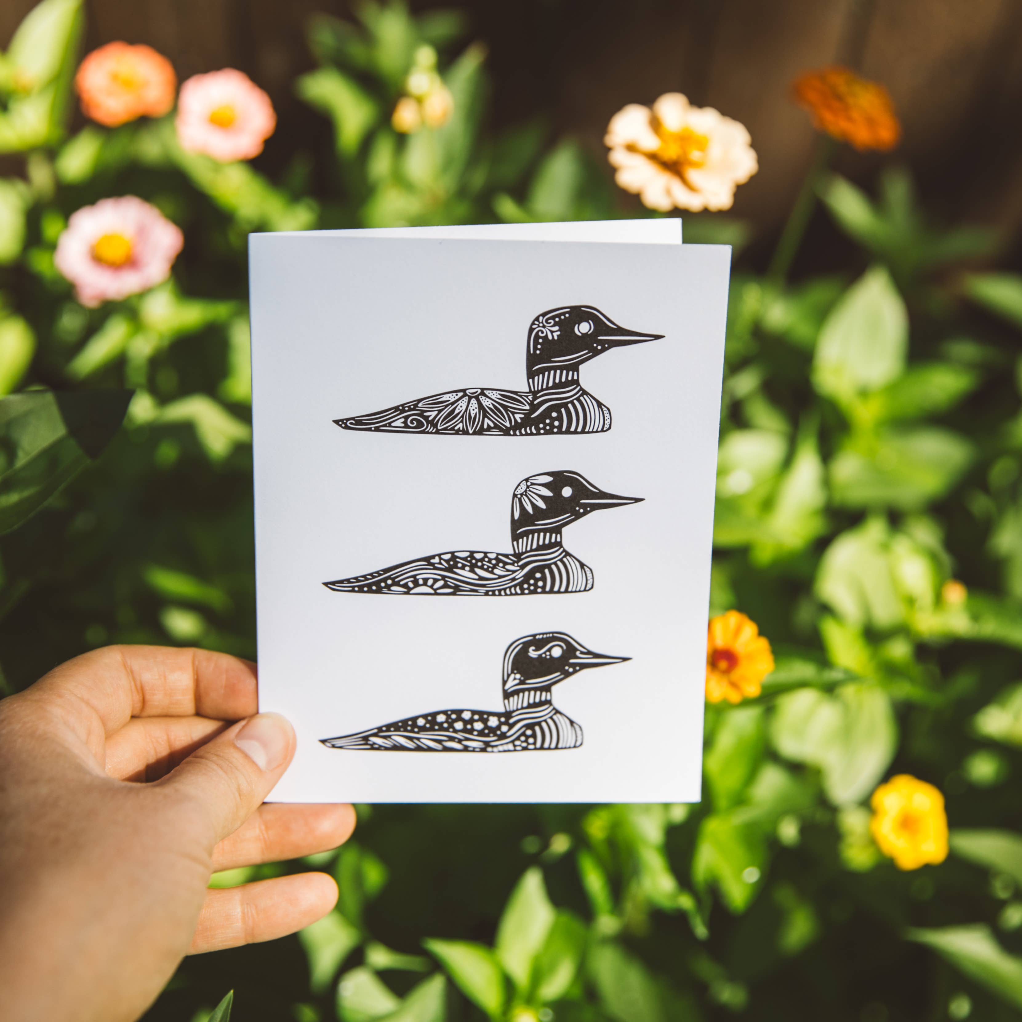 Hinterland Goods - Wholesale Everyday Greeting Card - Common Loon Blank Greeting Card2