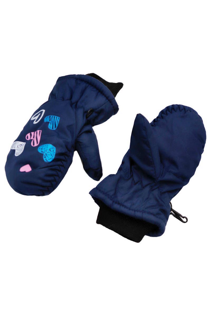 SURTIDO Manoplas de esquí de nieve acolchadas en forma de corazón para niños pequeños de venta al por mayor en Faire2