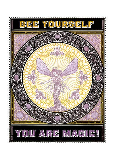 Laughing Elephant - Vente Cartes d'encouragement - Bee Fairy - Carte d'encouragement1