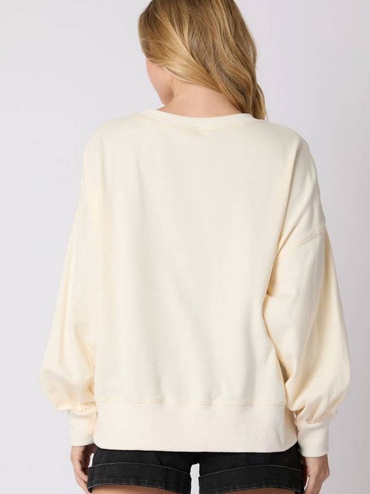 NINEXIS - Wholesale Blouse - Women's - CWTBLL01238_SEQUIN GINGERBREAD MAN CHRISTMAS SWEATSHIRT7