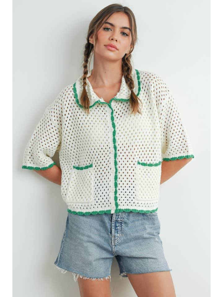 BUTTERMELON - Vendita all'ingrosso Maglione tricot - Donna - Maglione all'uncinetto Urban Vibe - BMW76544