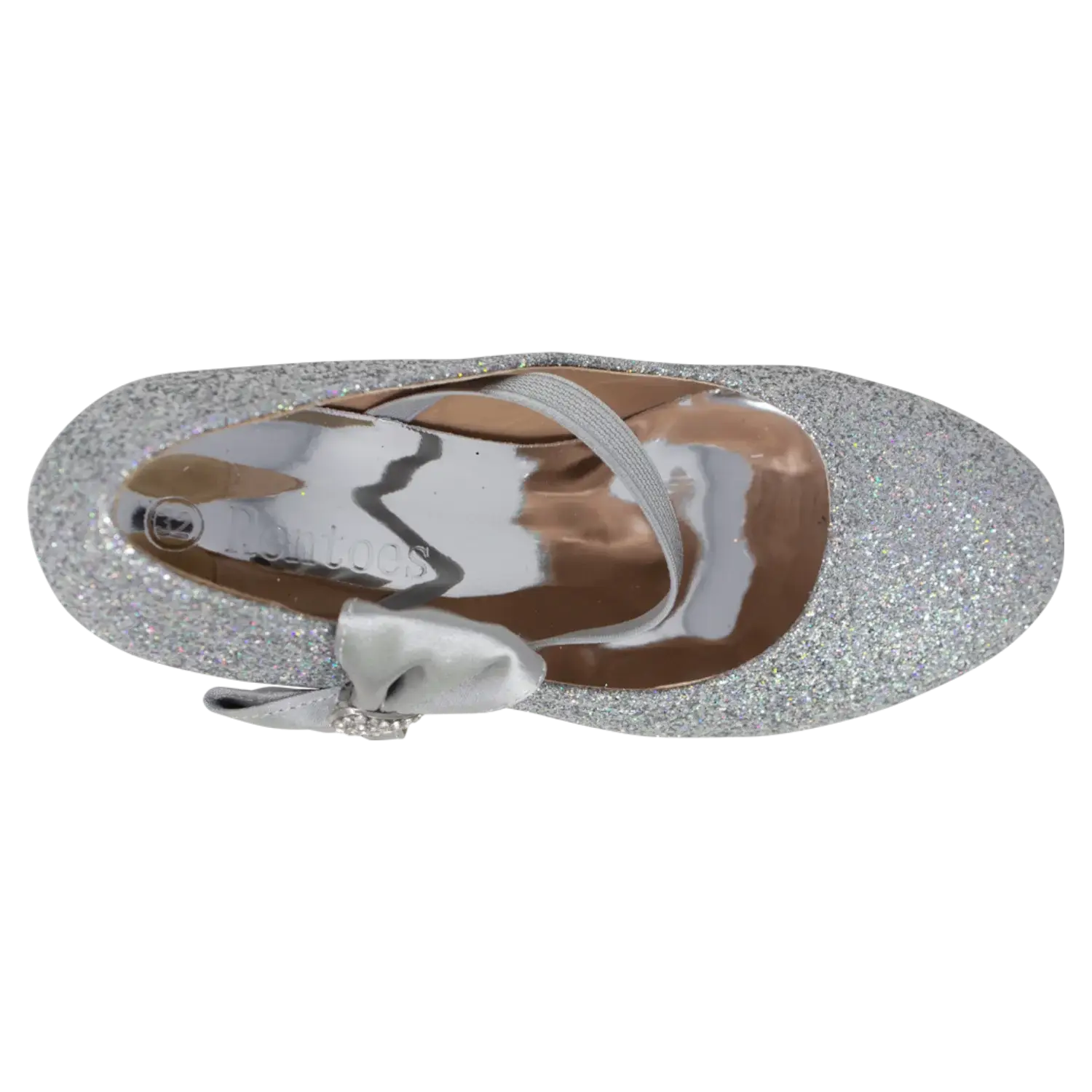 Rentoes – Großhandel Elegante Schuhe – Kinder – Glitzernder Bogenschuh für Kinder mit Absatz BM898677